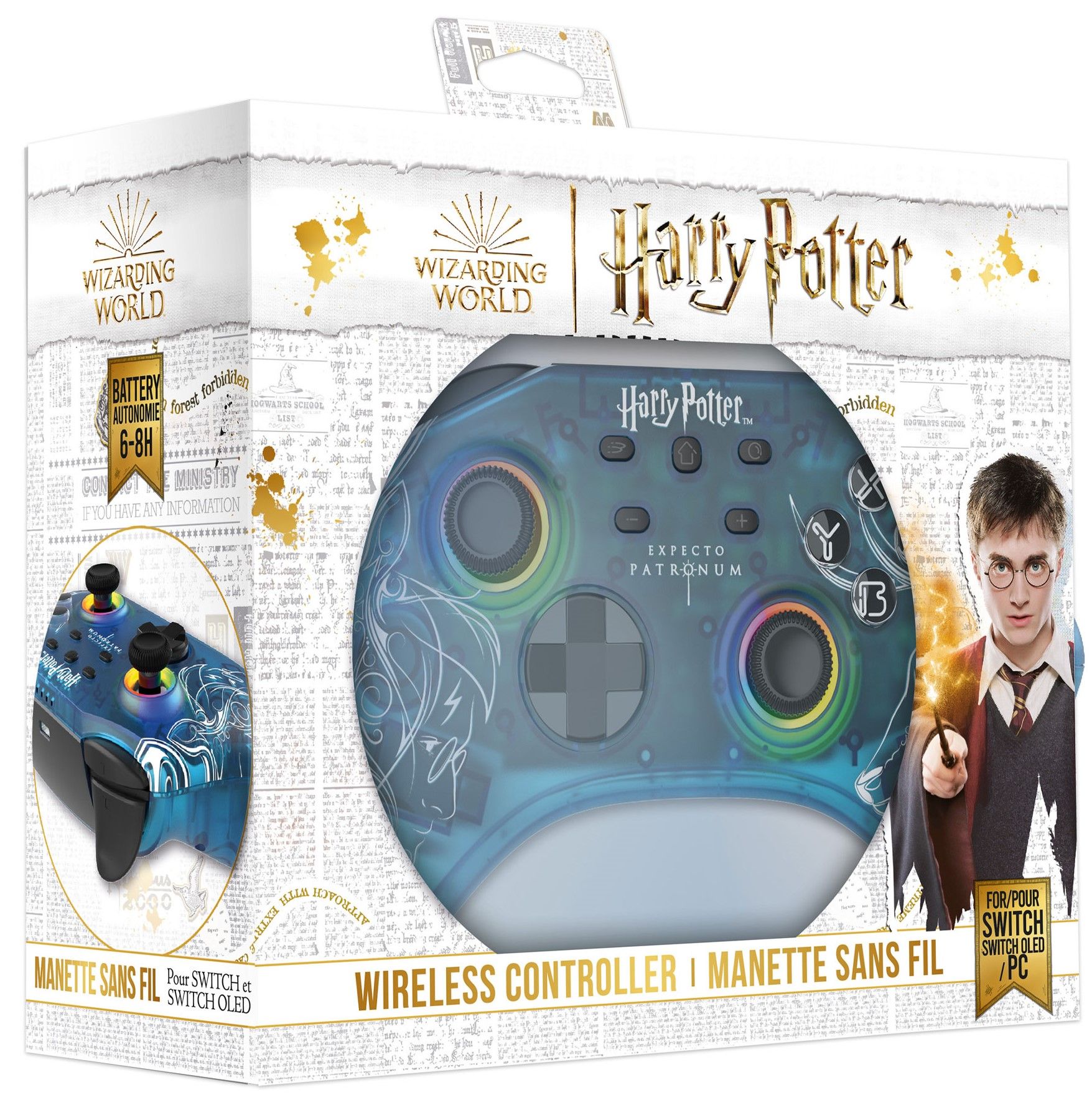 OFFICIAL HARRY POTTER - WIRELESS SWITCH CONTROLLER - GRYFFINDOR