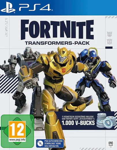Fortnite Transformers Pack [PS4] [Code in a Box] (D)