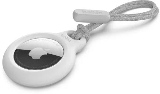 Belkin Secure Holder for Apple AirTag with Strap - white