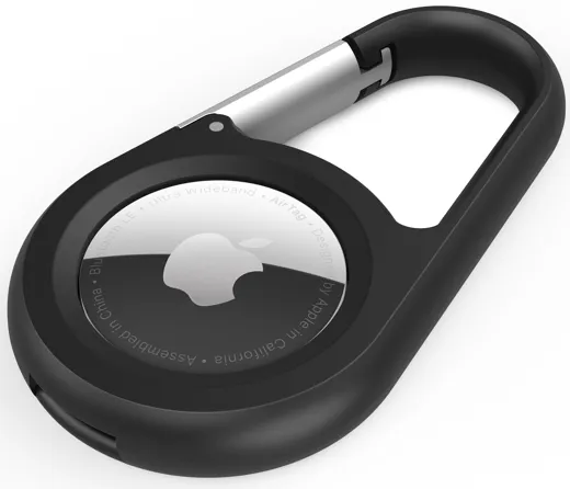 Belkin Secure Holder for Apple AirTag with Carabiner - black