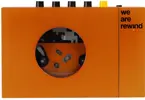 we are rewind Portable BT Cassette Player Serge - orange