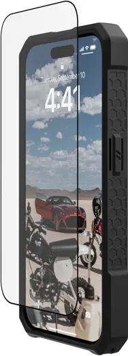 UAG Glass Shield Plus - Apple iPhone 15 Pro - clear