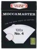 Moccamaster Filterpaper No. 4 (100 pcs)