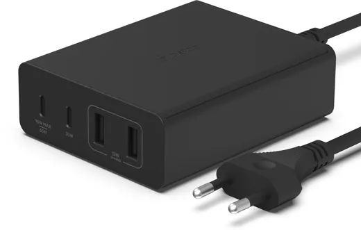 Belkin Boost Charge 108W 4-Port GaN Charger - black