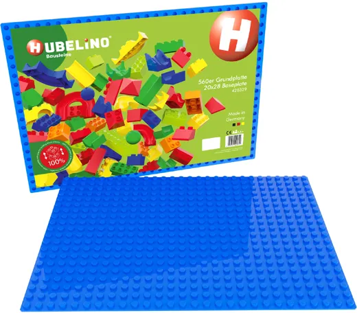 Hubelino circuit de bille : Plaque de base 560 - bleu [32 x 44.8 cm]
