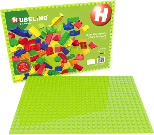 Hubelino circuit de bille : Plaque de base 560 - vert [32 x 44.8 cm]
