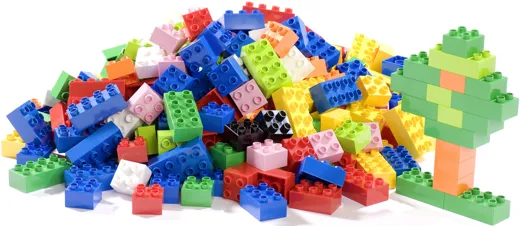 Hubelino : KIGA-Pierres Set - mélangé coloré [550 piéces]