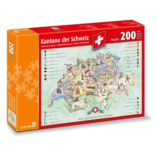 Cantons de la Suisse -  Puzzle [200 pièces]