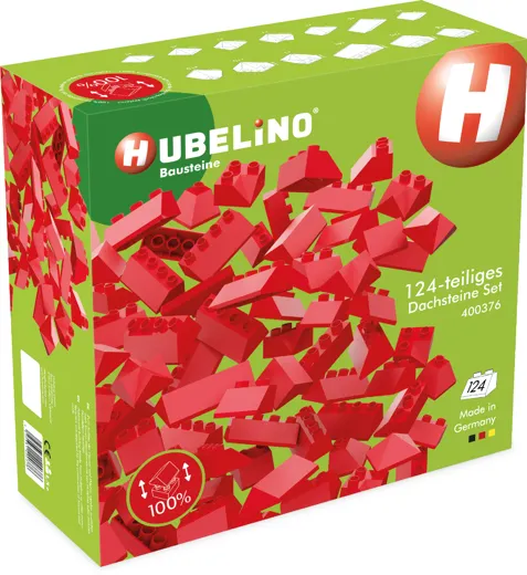Hubelino blocs : Assortment de tuiles [124 pièces]