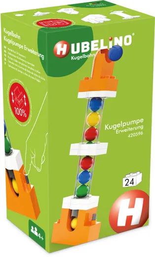 Hubelino circuit de bille : Marble run extension [24 pièces]