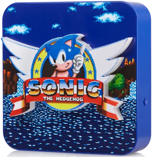 Offizielle Sonic 3D Tischlampe / Wandleuchte