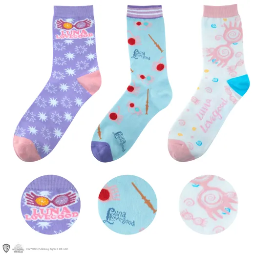 Harry Potter : chaussettes Luna Lovegood [3 paire]