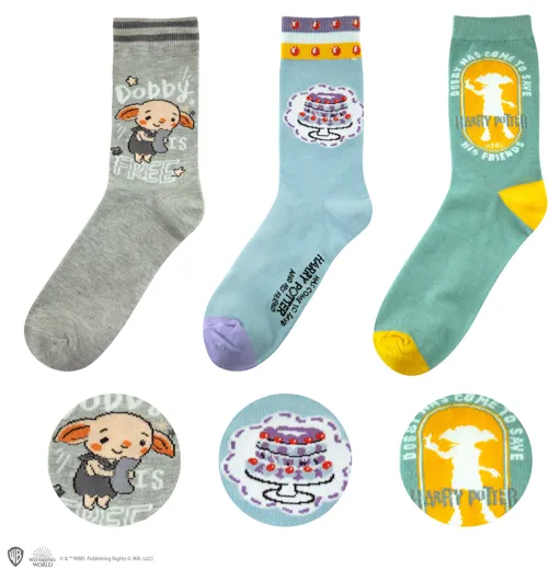Harry Potter : chaussettes Dobby [3 paire]