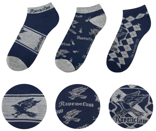 Harry Potter : socquettes Ravenclaw [3 paire]