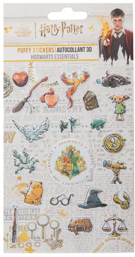 Harry Potter: Puffy Sticker Hogwarts Essential [22 Stück]