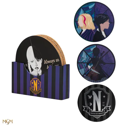 Mercoledi: sottobicchiere [4 pezzi]