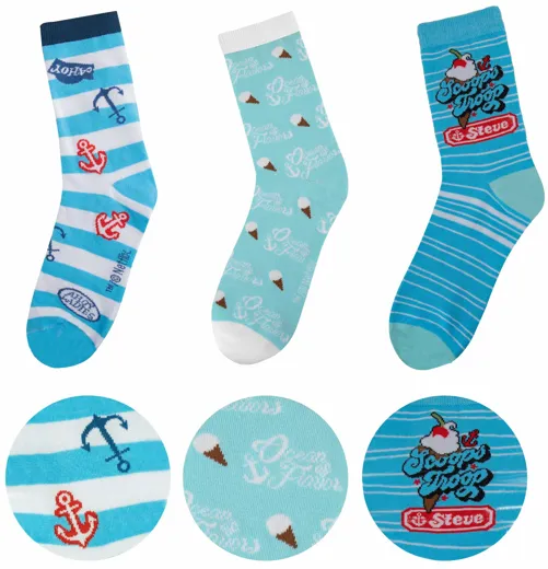 Stranger Things : chausettes Scoops Ahoy [3 paire]