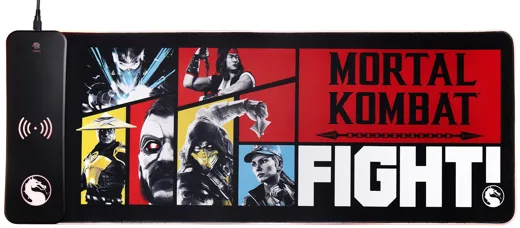 Mortal Kombat: Mousepad XXL + Mobile Charger