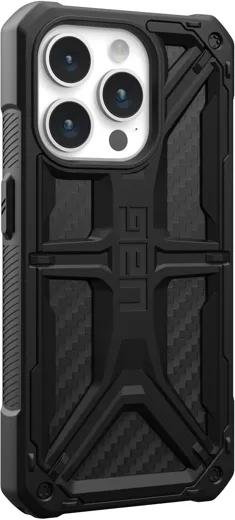 UAG Monarch Case - Apple iPhone 15 Pro - carbon fiber