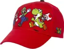 Super Mario: Mario Luigi Yoshi Toad - Cap - red
