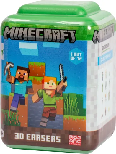 Minecraft 3D Radiergummi - Blindpack