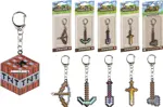 Minecraft: Metal Keychain - assorted