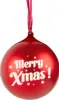 EPOK - Illuminated Christmas bauble with Bluetooth - red