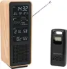 Thomson: Speaker + Weather Station WS102 - black/wood