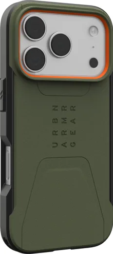 UAG Civilian Magsafe Case - iPhone 17 Pro - olive/orange