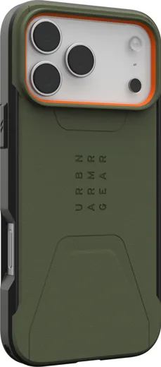 UAG Civilian Magsafe Case - iPhone 17 Pro Max - olive/orange