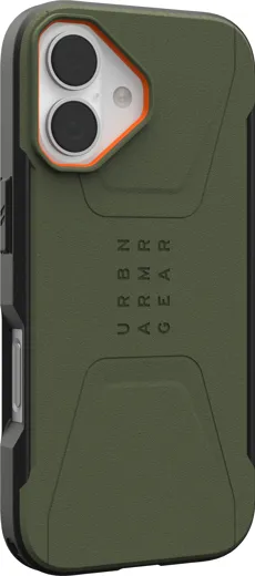 UAG Civilian Magsafe Case - iPhone 17 - olive/orange