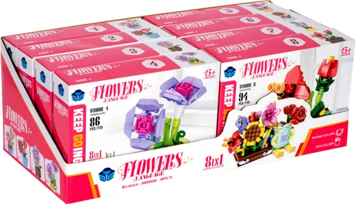 Flowers Building Set 1 - assorted