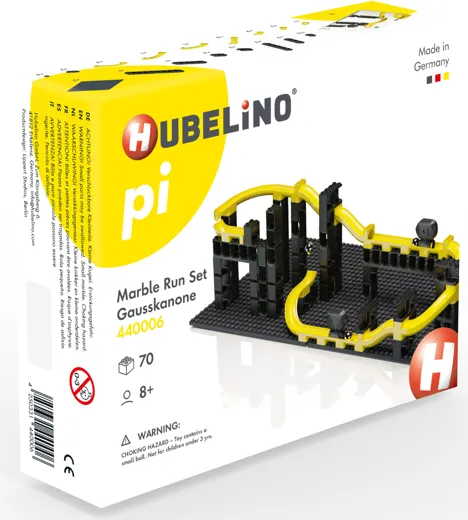 Hubelino pi: Marble Run Set Gausskanone [70 pcs]