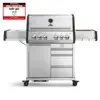 Burnhard Big EARL Premium-Gasgrill 4-Brenner Edelstahl, Edelstahl Grillrost