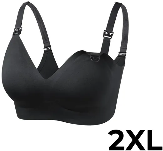 Momcozy Nursing Bra YN21 [2XL] - black