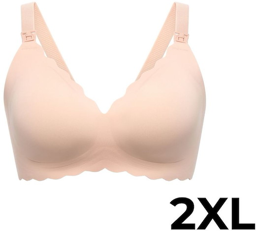 Momcozy Jelly Nursing Bra FB001 [2XL] - skin