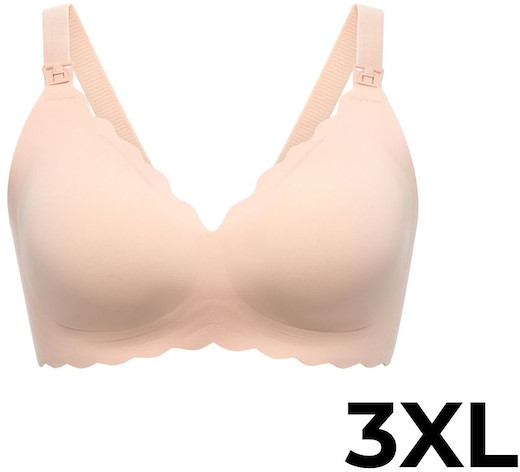 Momcozy Jelly Nursing Bra FB001 [3XL] - skin