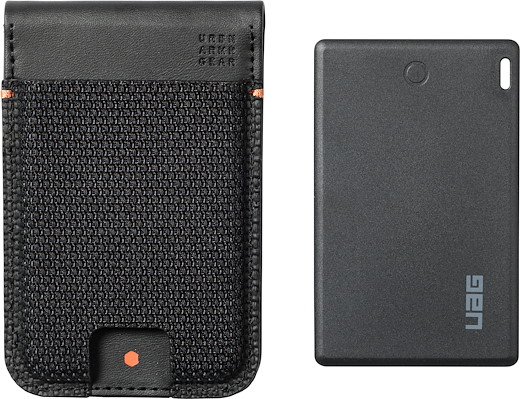 UAG Metropolis Wallet with Tracker Card for Apple and Android - kevlar black