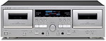 Teac W-1200-S Double Cassette Deck - silver
