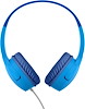 Belkin SoundForm Mini - Wired On-Ear Headphones for Kids - blue