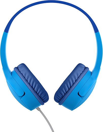 Belkin SoundForm Mini - Wired On-Ear Headphones for Kids - blue