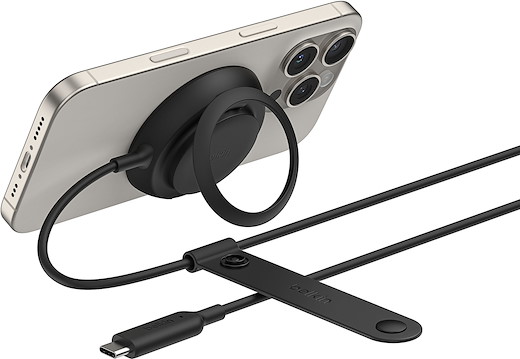 Belkin UltraCharge Magnetic Charger with Qi2 [25W] round - black