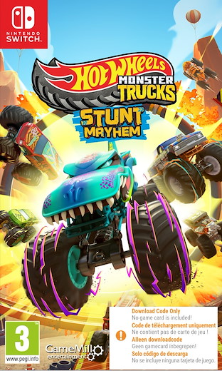 Hot Wheels Monster Trucks: Stunt Mayhem [NSW] [Code in a Box] (D)